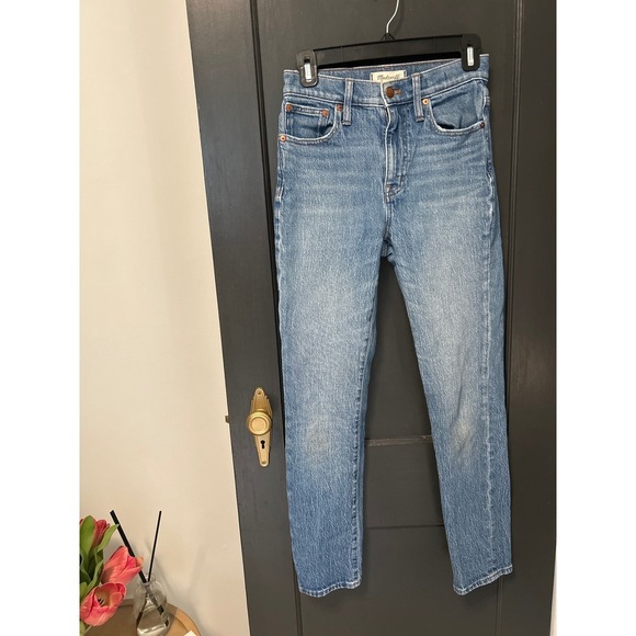 Madewell Denim - Madewell High-Rise Slim Boyjean Jeans Light Wash Denim Size 23